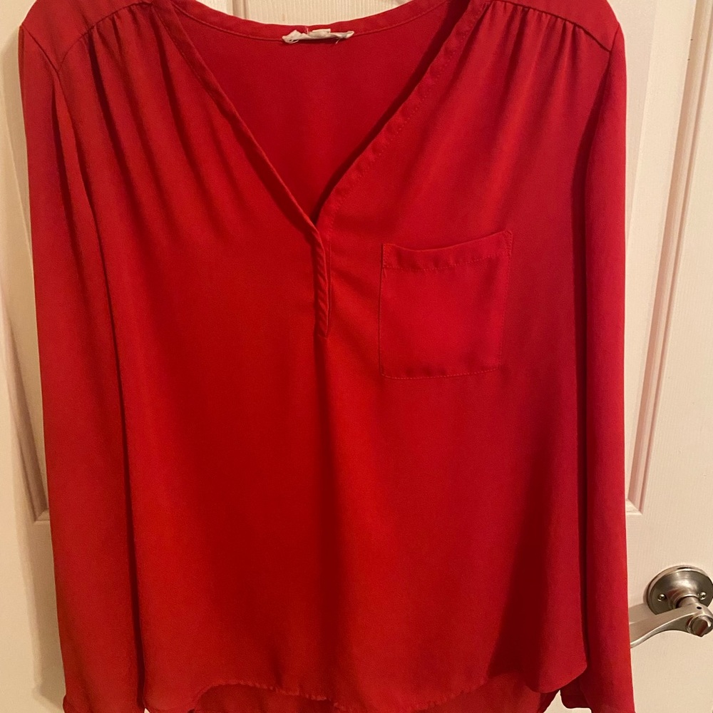 Pleione Red Blouse